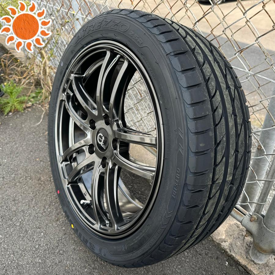 夏タイヤセット 新品 日産 セレナ ホイール タイヤセット 17インチ 特選タイヤ 205/50R17 4本セット Archst（アーチスト）1台分 スポーツ｜wat｜08