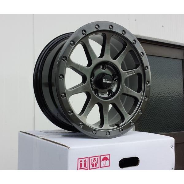 THE ROT WHEELS クロスロード,D5 マッドタイヤ 225/75R16set 爆買