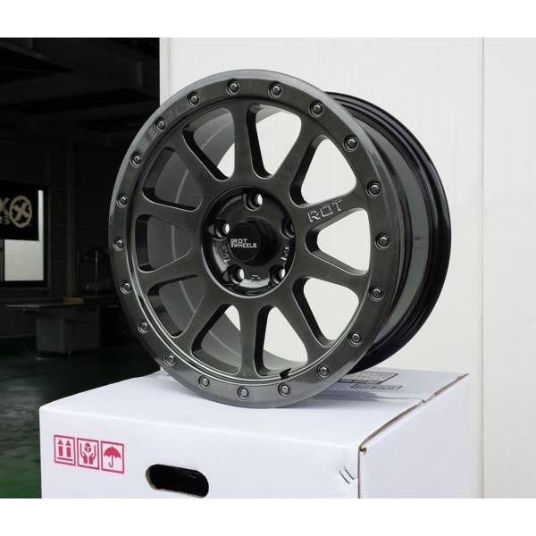 THE ROT WHEELS クロスロード,D5 マッドタイヤ 225/75R16set : Wheel