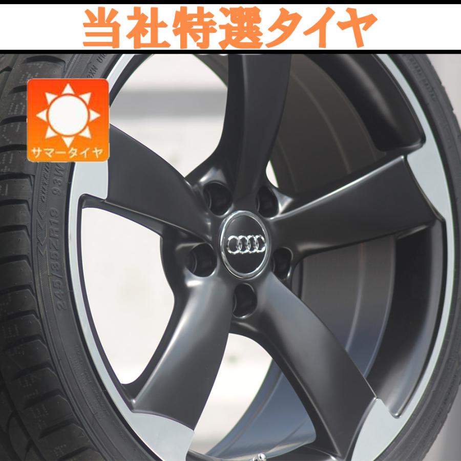 アウディ Audi A5(8T),Ａ4,TT(8J) ,A6(4F) 19インチ 新品タイヤホイールセット 19x8.5 +40 112-5H 4本セット 1台分 爆買の画像