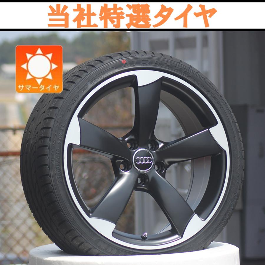 アウディ Audi A5(8T),Ａ4,TT(8J) ,A6(4F) 19インチ 新品タイヤホイールセット 19x8.5 +40 112-5H 4本セット 1台分 爆買の画像