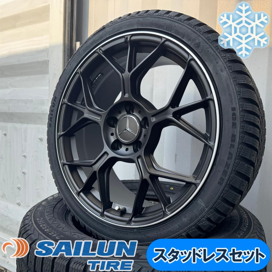 ICE BLAZER 新品 スタッドレスタイヤ ホイール4本セット ベンツ B