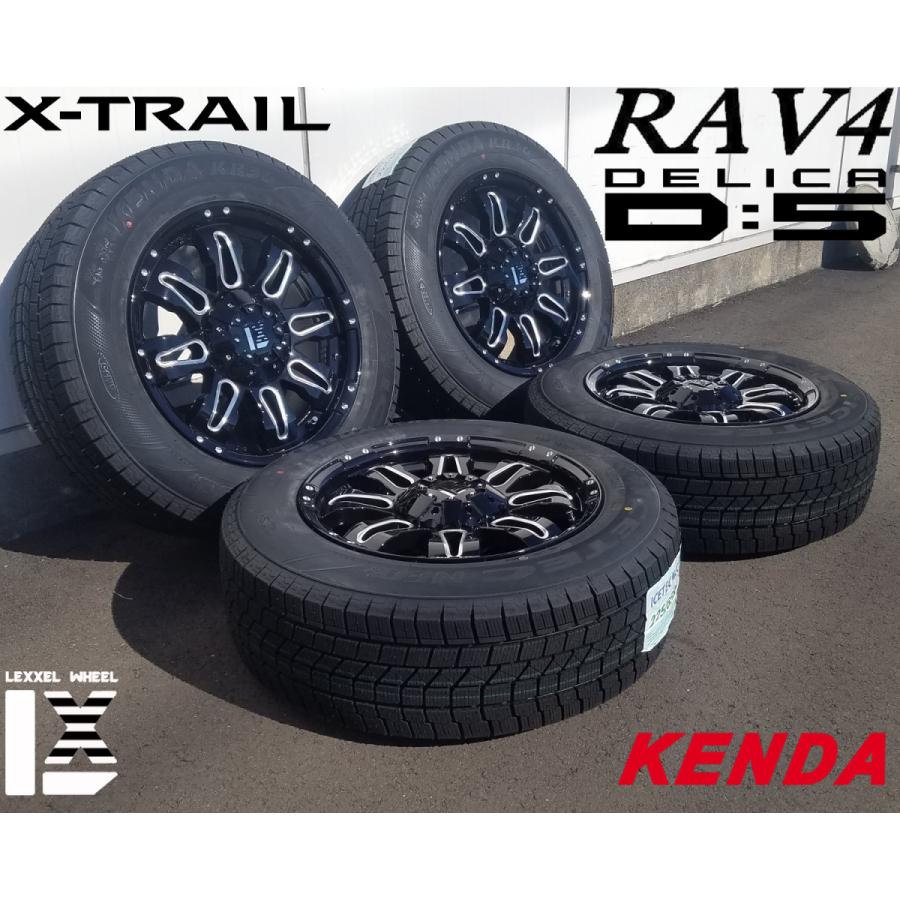 スタッドレス デリカD5 エクストレイル エクリプスクロス CHR CX5 ジューク KENDA KR36 225/65R17  新品タイヤホイールセット 17インチ １台分 :baks-05-tori:Wheel-And-Tyre-SHOP WAT - 通販 -  Yahoo!ショッピング