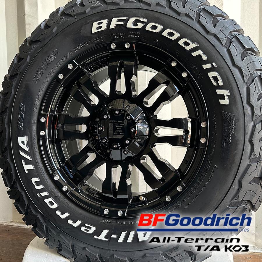 純正ランクル250新品265/65R18 ブラックアルミホイールタイヤセット