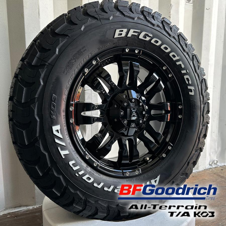 ハイラックスタイヤホイールセットグットリッチ265-70-17プラドFJサーフ BFグッドリッチ 新品 4本 150 プラド FJ ハイラックス サーフ