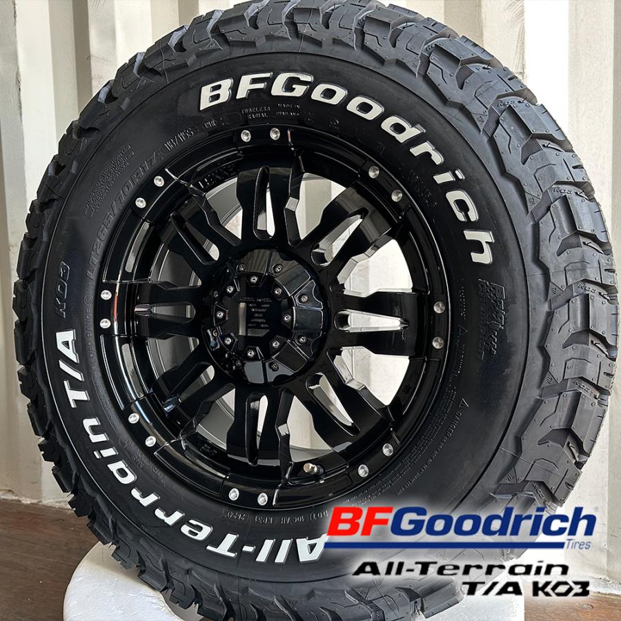 ハイラックスタイヤホイールセットグットリッチ265-70-17プラドFJサーフ オールテレーン ハイラックス プラド FJクルーザー サーフ 17