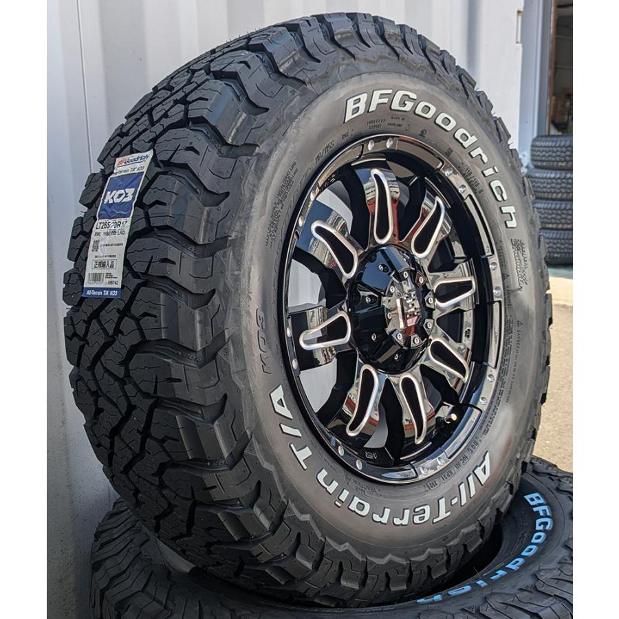 走行短め【YK G075 LT315/70R17】スタッドレス【LEXXEL WHEEL 17インチ 9Jマルチ5HPCD114.3/127+39】23年製 ラングラー等　(VTN343MS+) BFグッドリッチ LEXXEL【Balano offroad style】エクスプローラー