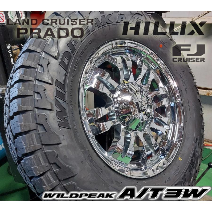 オールテレンタイヤ JK JL ラングラー 新品タイヤホイールセット 17インチ ファルケン WILDEPEAK A/T3W 265/70R17 265 /65R17 :balano-127-chr-wildat-01:Wheel-And-Tyre-SHOP WAT - 通販 - Yahoo!ショッピング