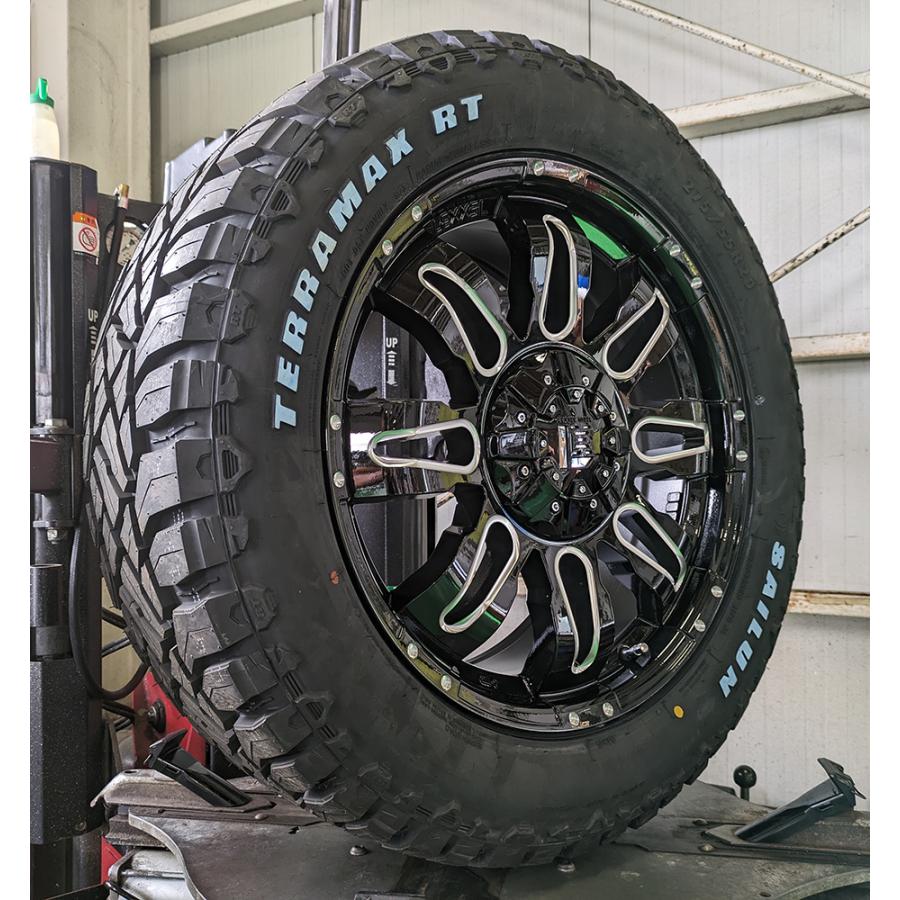 ランドクルーザー200 / 100 系 LEXXEL Balano 20インチ SAILUN TERRAMAXX R/T 275/55R20 タイヤホイールセット ホワイトレター｜wat｜03