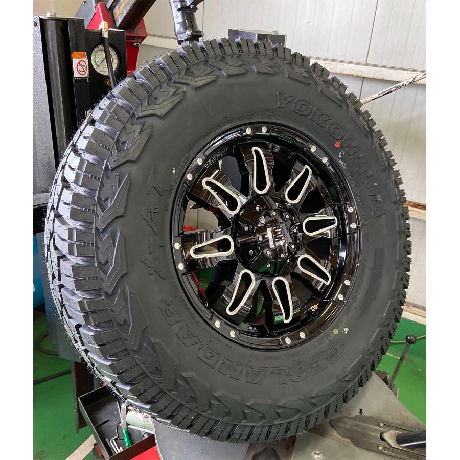 プラド ハイラックス FJ H3 タイヤホイールセット 17インチ Balano YOKOHAMA ジオランダー X-AT 265/65RR17 265/70R17 285/70R17｜wat｜04