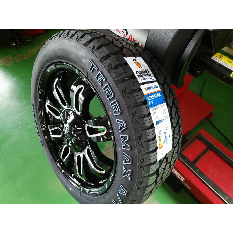 数量限定 特価 サーフ ハイラックス プラド 20インチ タイヤホイールセット SAILUN TERRAMAX AT 265/50R20 LEXXEL Balano｜wat｜07