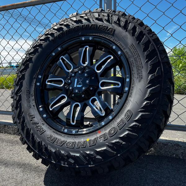 GEOLANDAR ランクル250 オーバーフェンダー用 新品 タイヤホイール 4本 