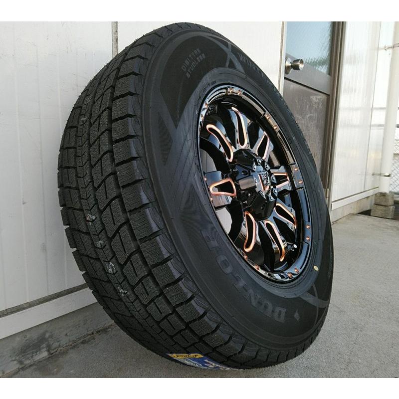 エクストレイル D5 CX5 CX8 ハリアー CHR コンパス タイヤホイール １７インチ Balano ダンロップ スタッドレス winter MAXX SJ8 225/65R17｜wat｜03