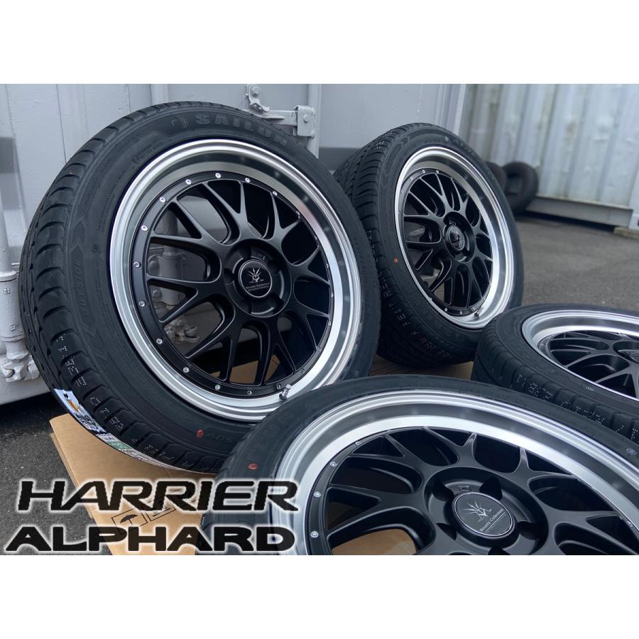 19インチ タイヤホイールset ハリアー アウトランダー RAV4 アルファード ヴェルファイア BD00 特選タイヤ 245/45R19 245/40R19 4本セット｜wat｜05