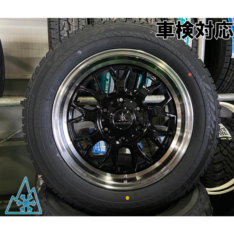 ハイエース200系 タイヤホイール SAILUN COMMERCIO ICE 215/60R17 車検対応 バン規格適合 17インチ BD00 HIACE 4本セット 1台分｜wat｜10