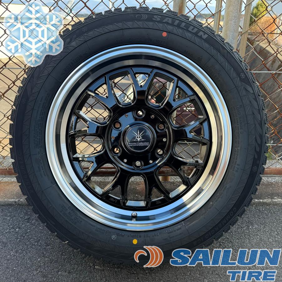 ハイエース200系 タイヤホイール SAILUN COMMERCIO ICE 215/60R17 車検対応 バン規格適合 17インチ BD00 HIACE 4本セット 1台分｜wat｜03