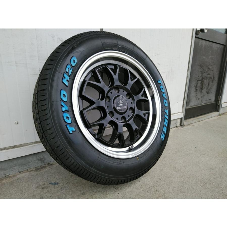 ハイエース 17インチ トーヨータイヤ TOYO H20 PREMIXアルミホイールの