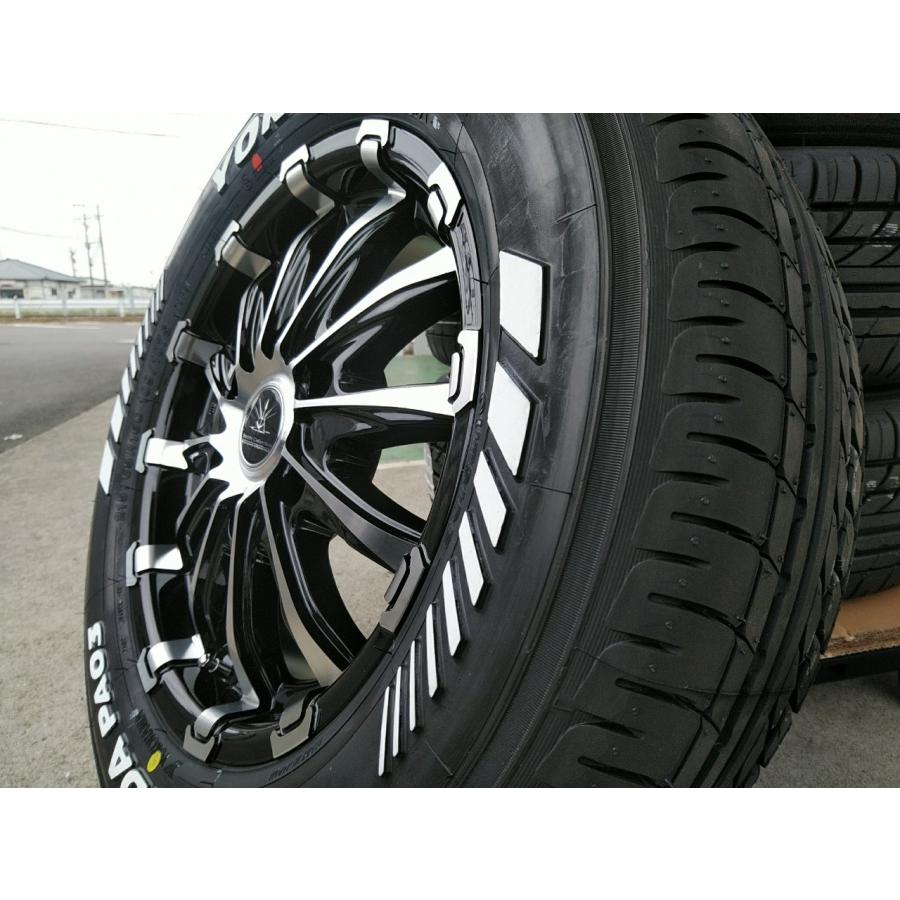 PARADA PA03 車検対応 ハイエース200系 タイヤホイールセット