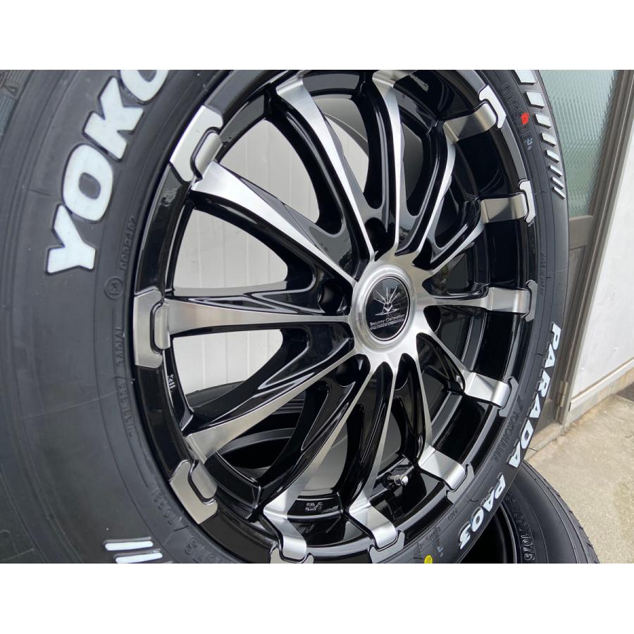 車検対応品 0系ハイエース 0系 タイヤホイールセット 17インチ ヨコハマタイヤ パラダ 215 60r17 ホワイトレター 12 17 10 Tori Wheel And Tyre Shop Wat 通販 Yahoo ショッピング