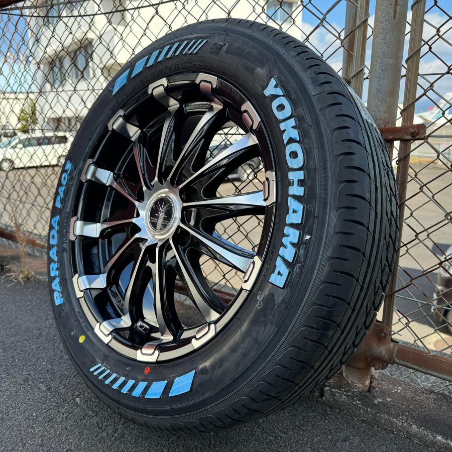 PARADA PA03 ハイエース 200系 215/60R17 新品 タイヤホイール 4本