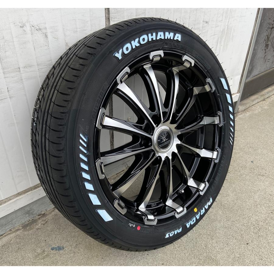 25年新品ヨコハマバン規格タイヤPARADA PA03 225/50R18 4本 ホワイトレター商用/VAN ヨコハマタイヤ PARADA PA03 225/50R18C