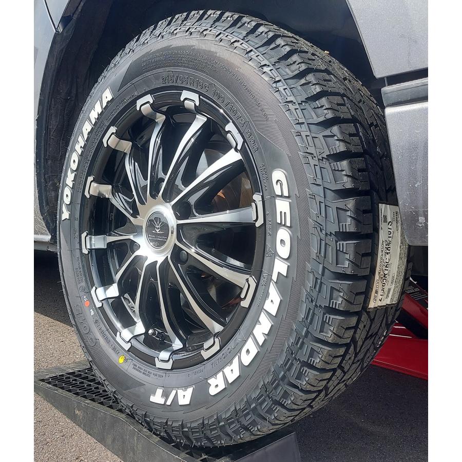 ハイエース 車検対応 200系ハイエース レジアスエース 16インチ バウンティコレクション BD12 ヨコハマ ジオランダー AT G015 ...