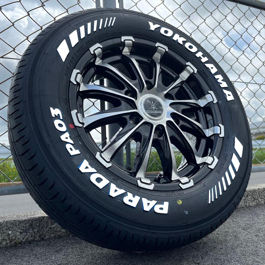 タイヤ・ホイール 215/65R16 PARADA 楽天市場】ハイエース200系 タイヤホイールセット YOKOHAMA