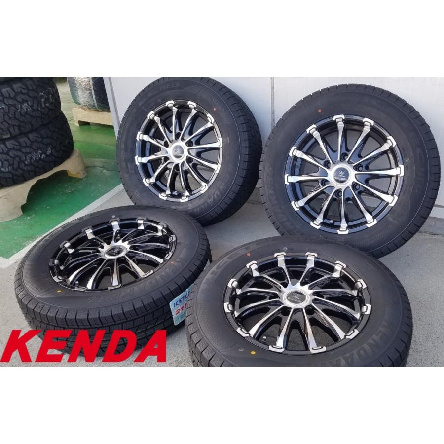 Kenda スタッドレスタイヤ 16インチ ホイールセットハイエース用 ICETEC スタッドレス 200系ハイエース,レジアスエース Bounty