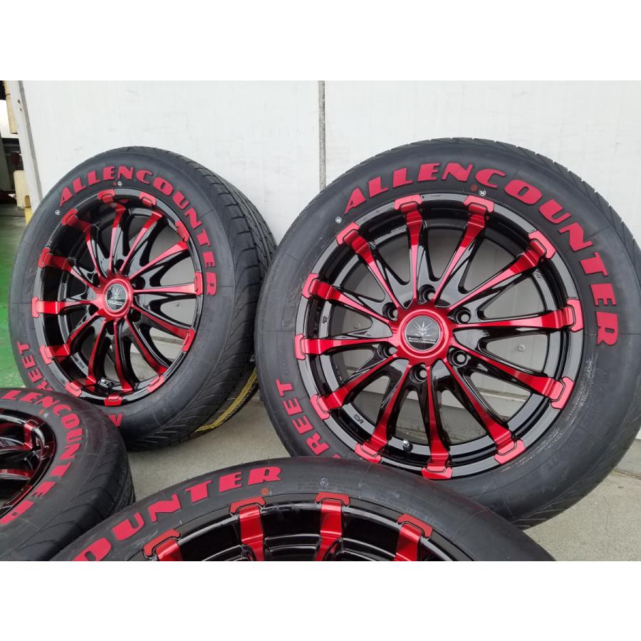 ハイエース 車検対応 レッド 200系ハイエース レジアスエース タイヤ