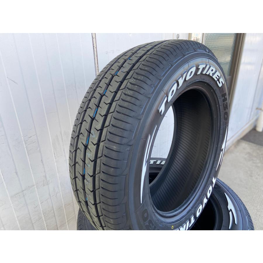 トーヨータイヤ H30 215/65R16 ホワイトレター 200系ハイエース 