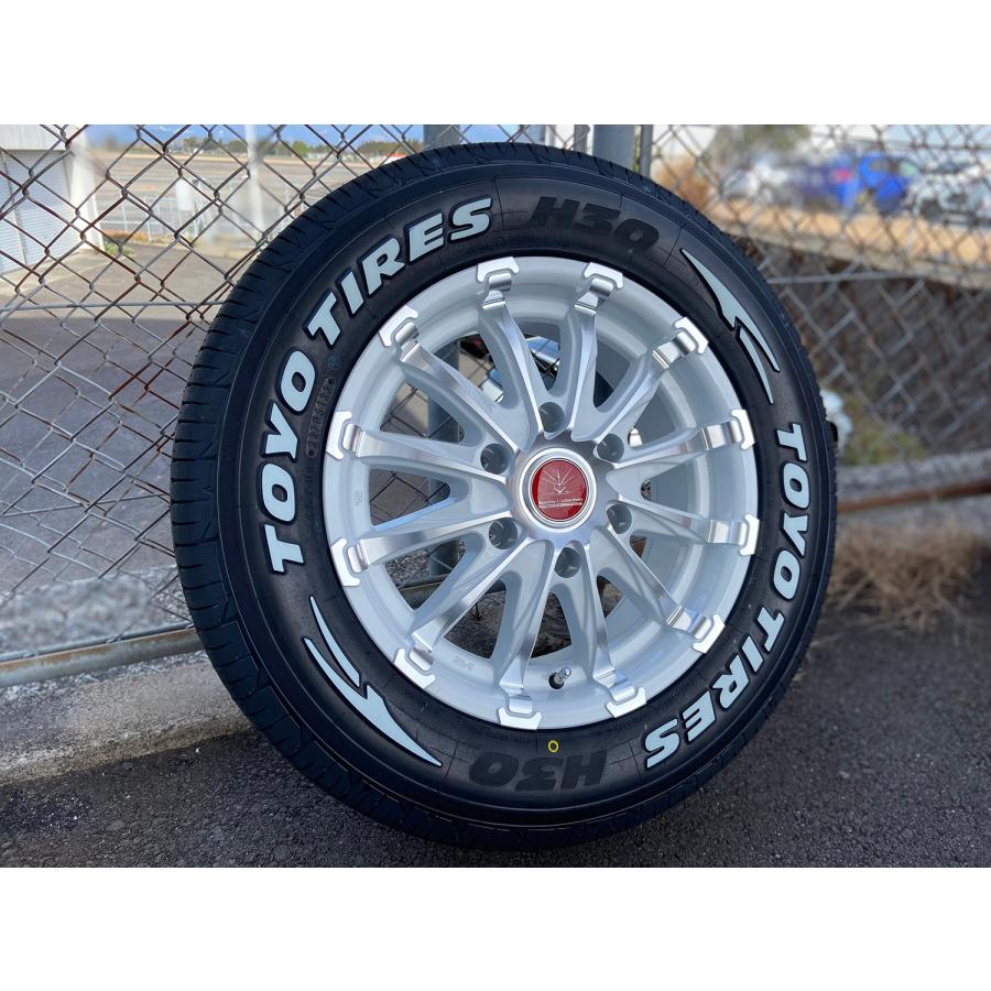 トーヨータイヤ H30 215/65R16 ホワイトレター 200系ハイエース