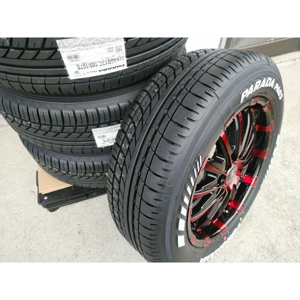 PARADA PA03 ハイエース200系 17インチタイヤホイール YOKOHAMA 215