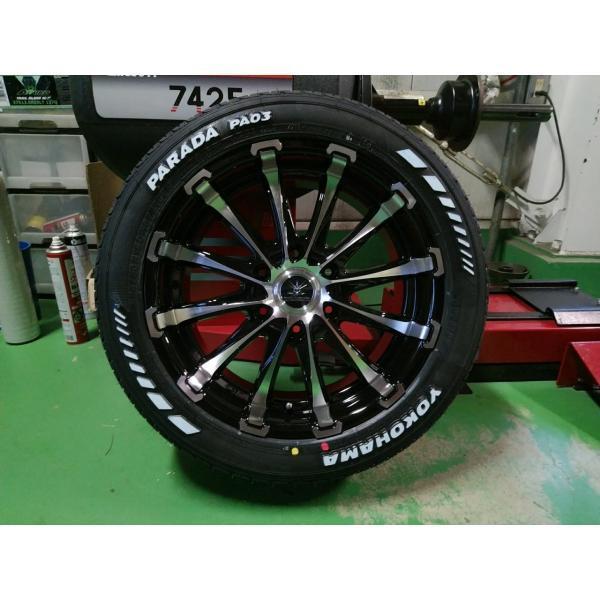 超美品‼️ハイエース外し225/50R18 ヨコハマPARADA 4本セット PARADA 新品 200系ハイエース タイヤホイール セット 225/50R18
