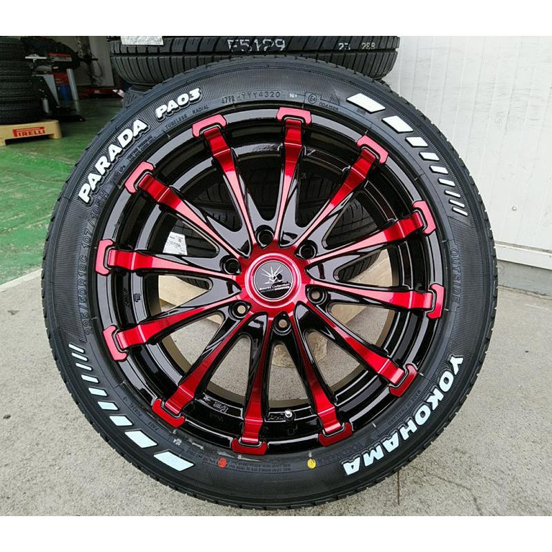 PARADA PA03 美品 ハイエース200系 タイヤホイール ヨコハマ パラダ 