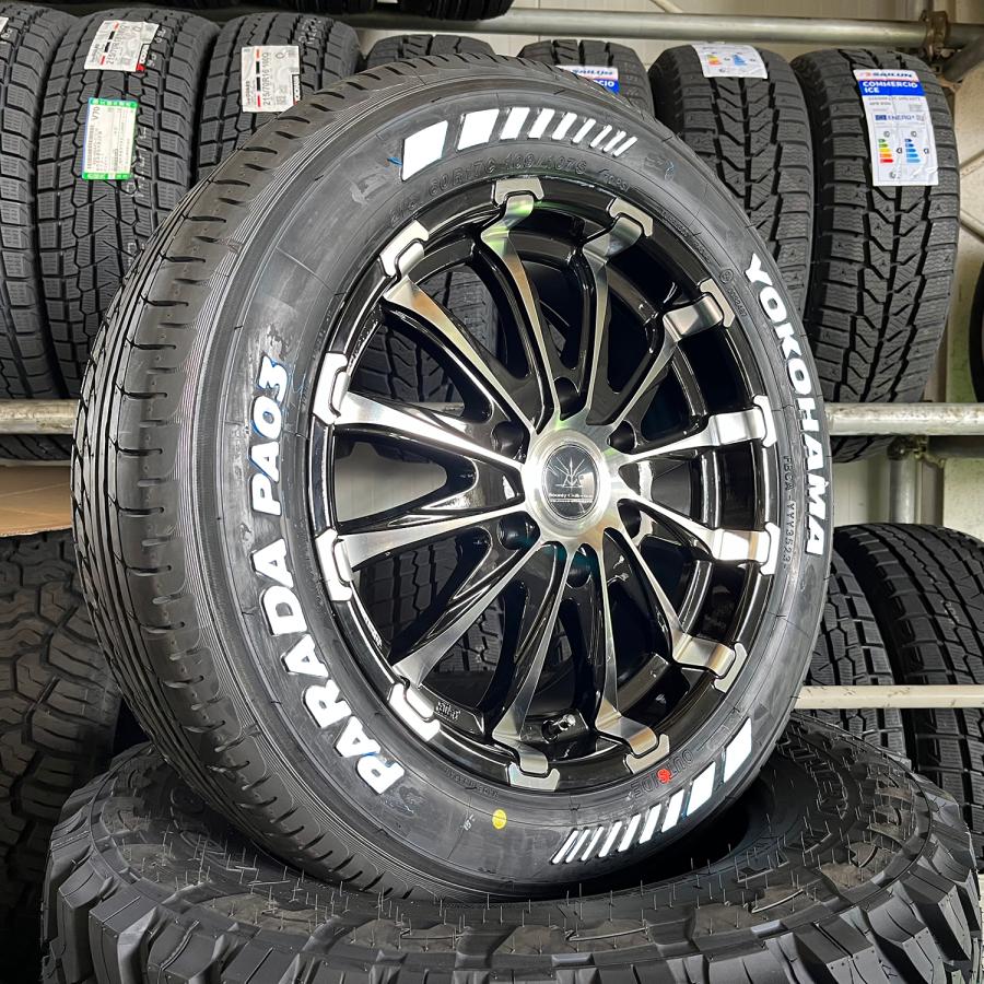 PARADA PA03 【新品4本セット】ハイエース200系 車検対応 バン規格適合