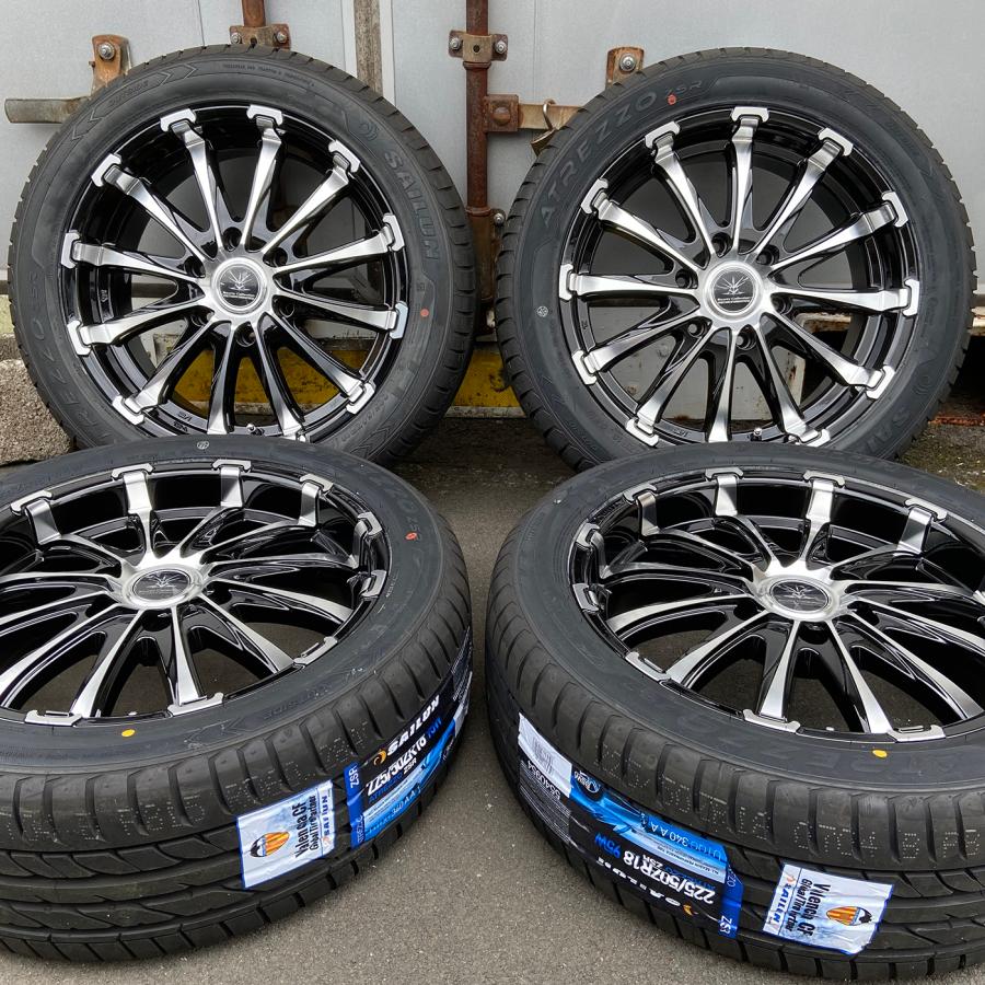 ハイエース用225-50-18、ホイールタイヤセット ハイエース HIACE 200系 タイヤホイール 18インチ BD12 特選タイヤ 225