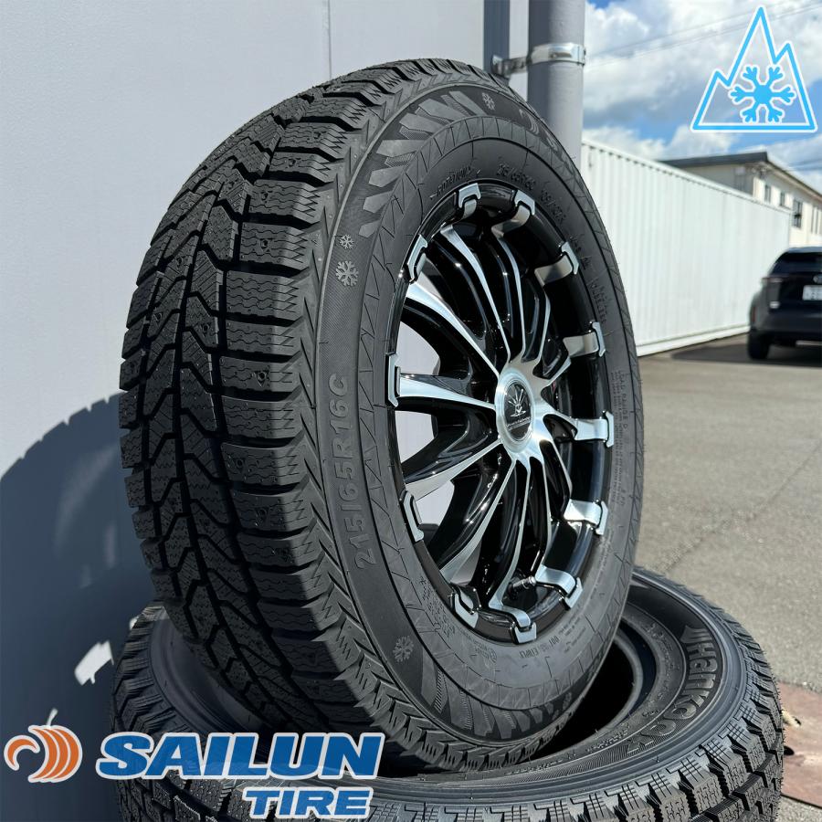 ICE BLAZER 2024年製 スタッドレスタイヤホイールセット HIACE