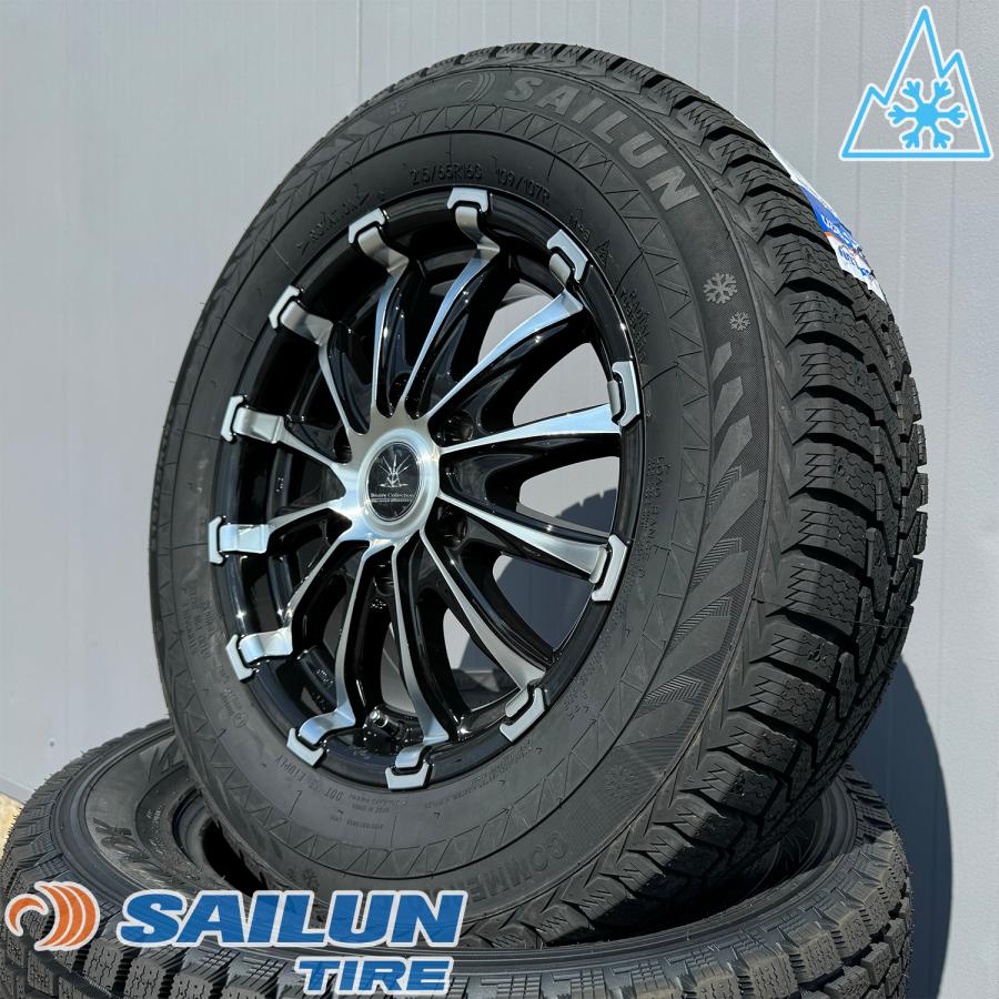 ICE BLAZER 2024年製 スタッドレスタイヤホイールセット HIACE