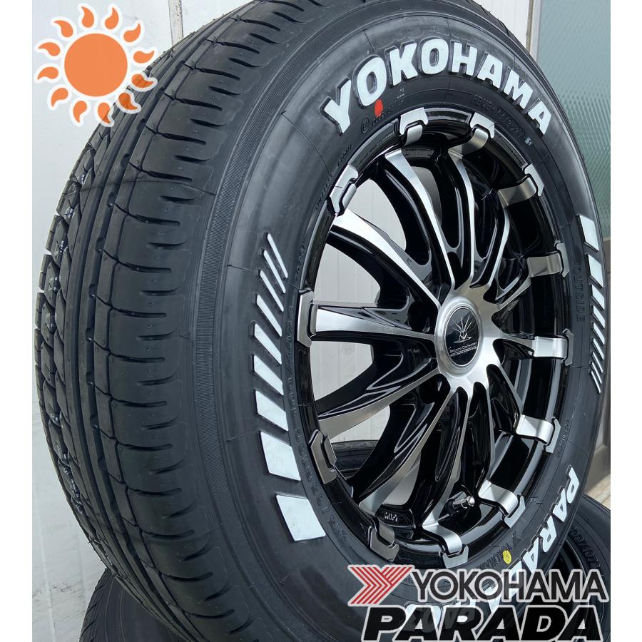 PARADA PA03 ハイエース200系 ハイエース YOKOHAMA ホワイトレター 215 