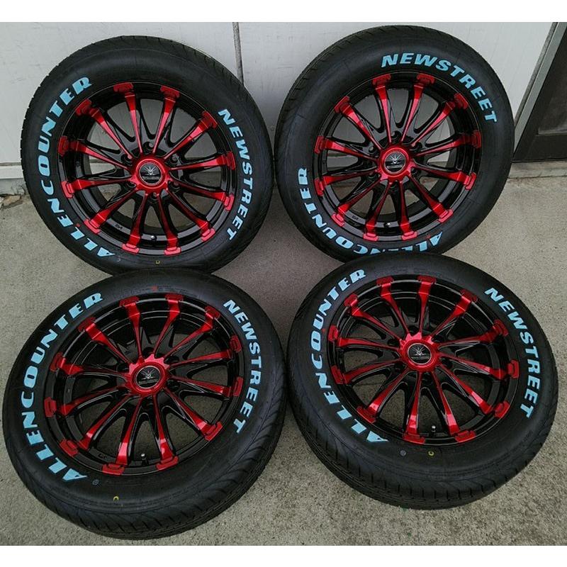 ハイエース　16インチ NEWSTREET タイヤ・ホイールセット ハイエース 新品 200系 タイヤホイール 4本セット BD12 オーレン