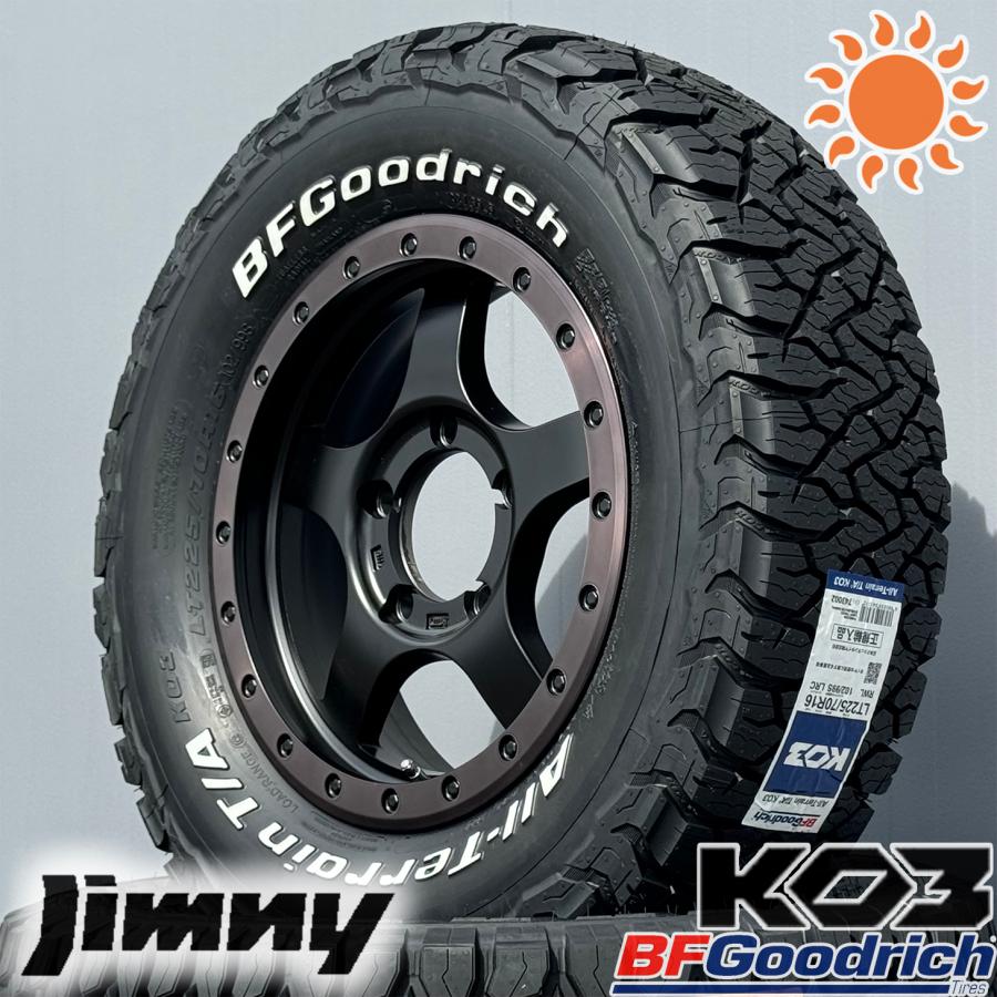 ジムニー 16インチタイヤホイールセット BDX05 16×5.5J ＋20