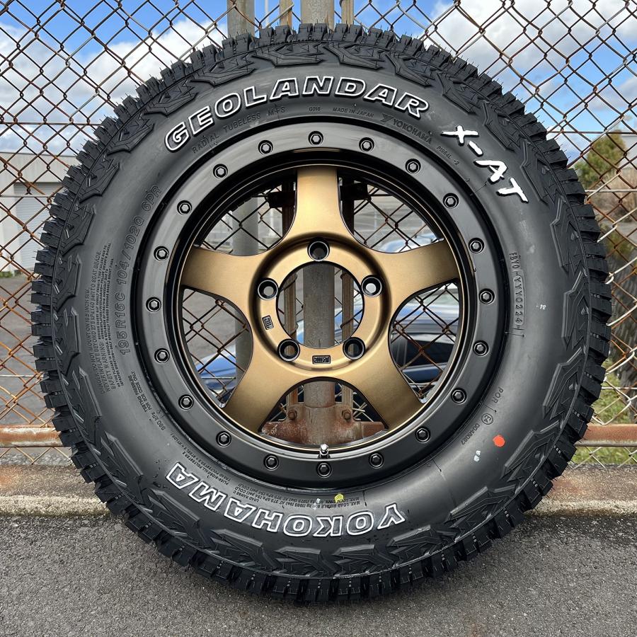 GEOLANDAR 新品 ジムニー タイヤホイールセット 195R16 ヨコハマ
