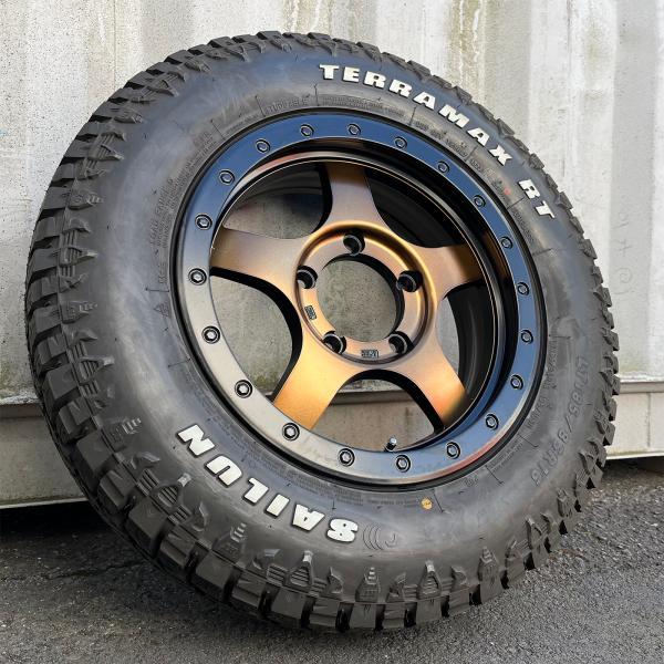 TERRAMAX ジムニー JB64 JB23 JA12 JA11 16インチ タイヤホイール 4本セット SAILUN RT 185 ...