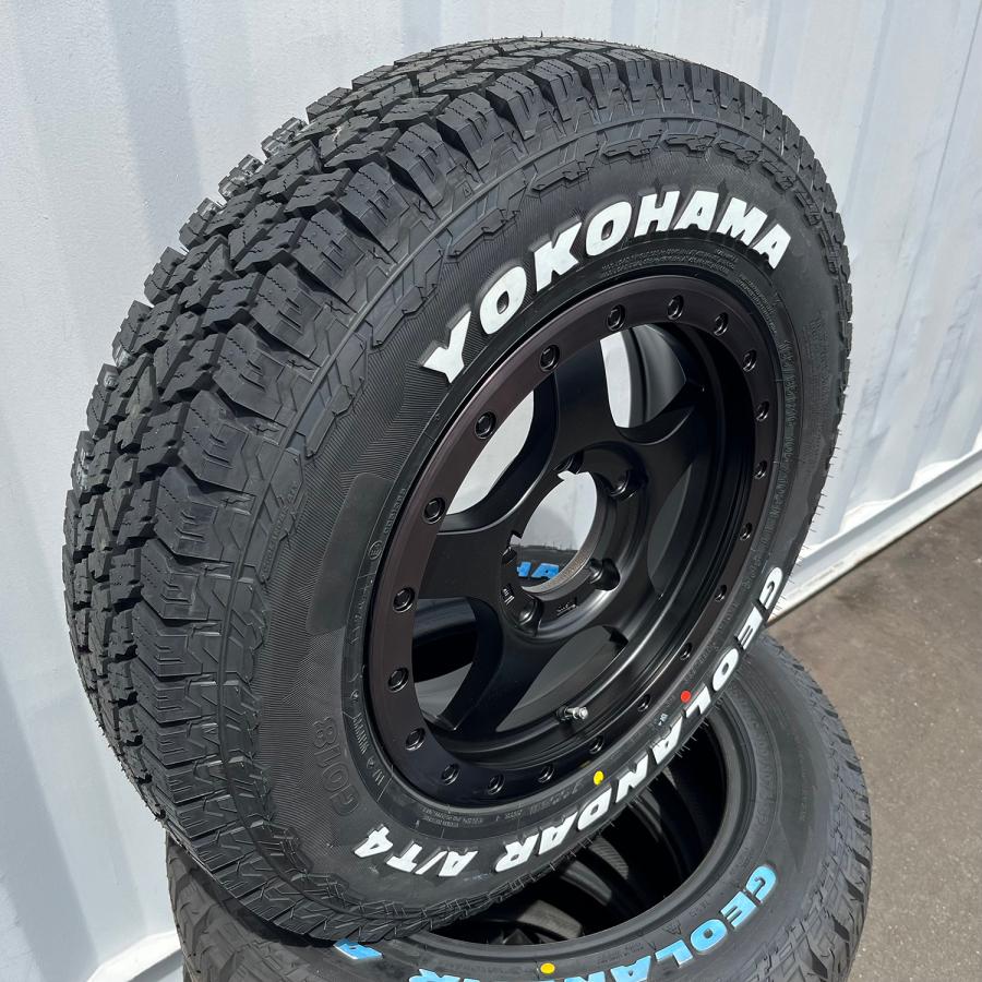 GEOLANDAR ジムニータイヤホイールセット 4本セット JA11 JB23 JB64 16インチ BDX05 ヨコハマ YOKOHAMA ...