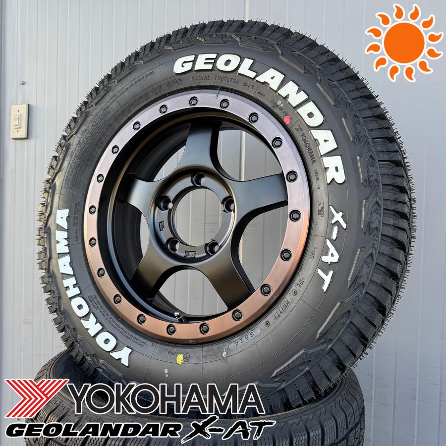 gans ジムニー 純正 ホイール 185/85R16 4本 4/4 GEOLANDAR 純正車高OK ジムニー JB64 現行 タイヤホイールセット