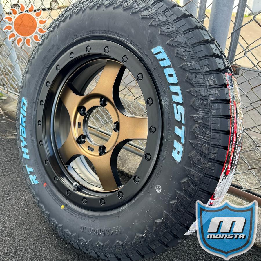ジムニーJB64H/T タイヤ MONSTA TYRES ジムニー JB64 JB23 JA12 JA11 タイヤホイール 16インチ