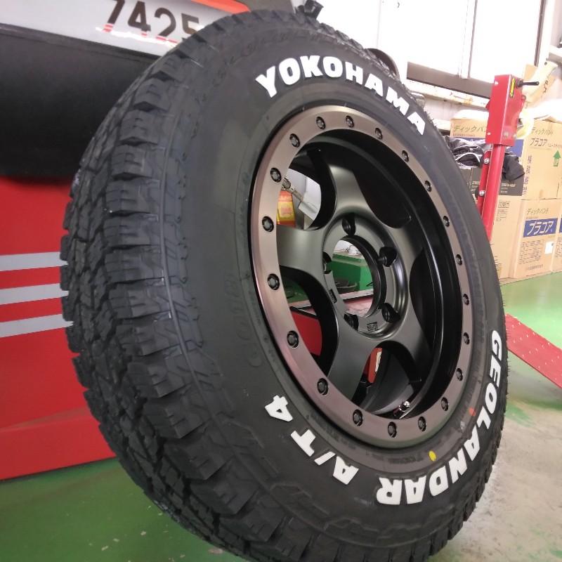 ジムニー 新品 4本 タイヤホイールセット ヨコハマ ジオランダー