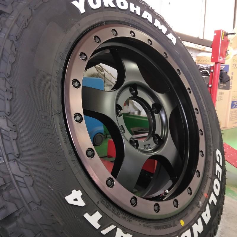 ジムニー 新品 4本 タイヤホイールセット ヨコハマ ジオランダー