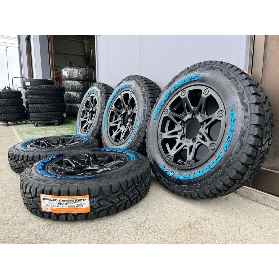 OPEN COUNTRY ジムニー用タイヤホイール 16インチ 背面用5本set BDX08