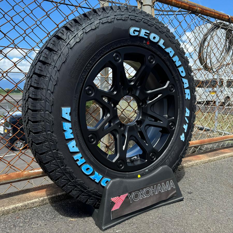 １６インチホイール　タイヤ付　４本セット　（ヨコハマ　ジオランダー） GEOLANDAR ジムニー JB64 JB23 JA12 JA11 16インチ タイヤホイール